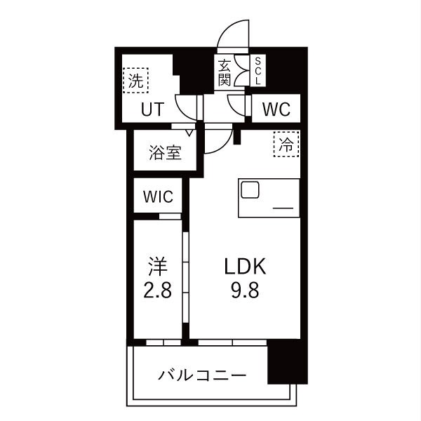 1406 の間取り図
