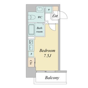G 1Rの間取り図