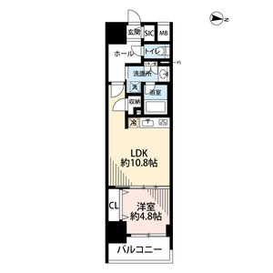 1104 の間取り図