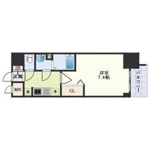 C 1Kの間取り図