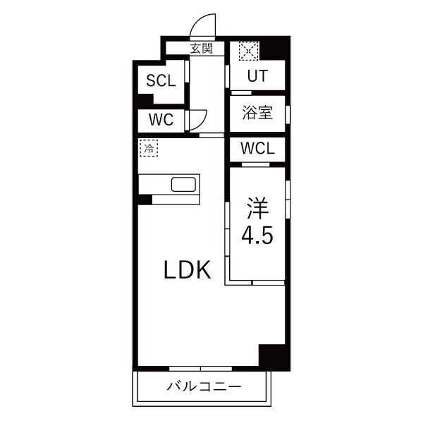 302の間取り図