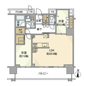 2207 の間取り図