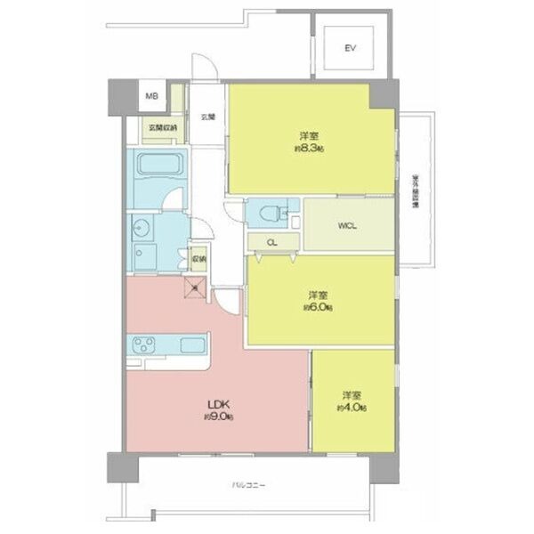 101 の間取り図