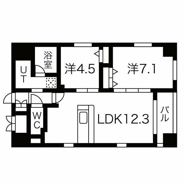 202の間取り図