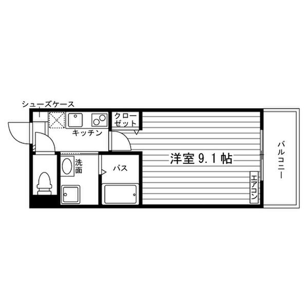 407の間取り図