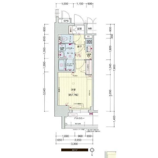 501の間取り図