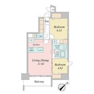 303の間取り図