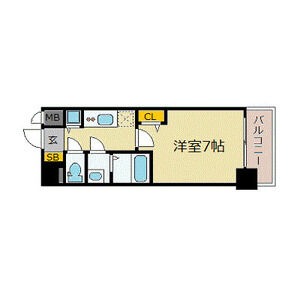 F 1Kの間取り図