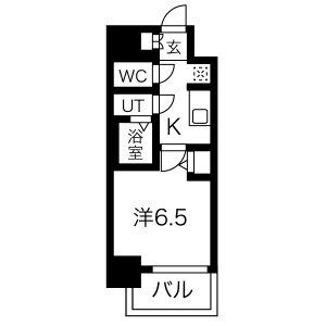 Ⅱ 1Kの間取り図