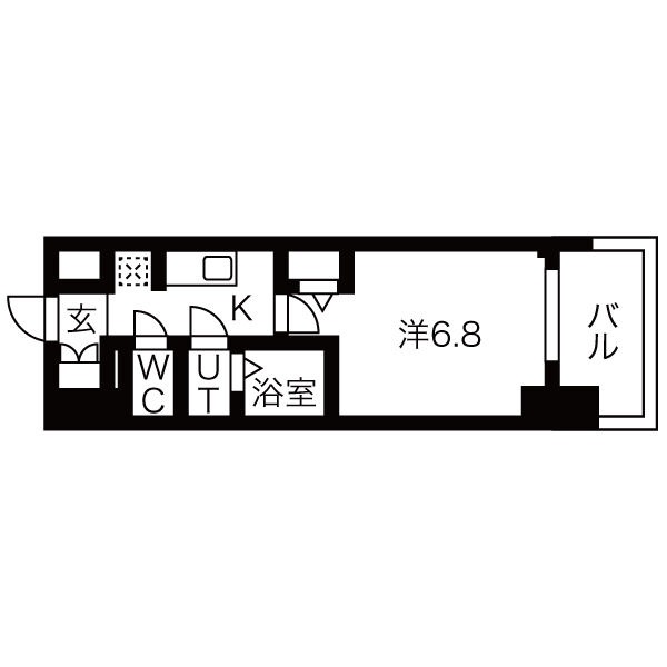 302の間取り図