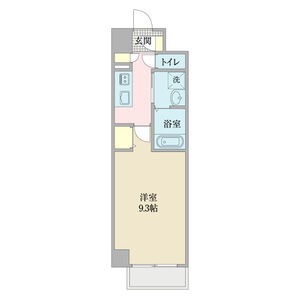 Ⅱ 1Kの間取り図