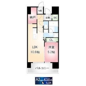 Ⅴ 1LDKの間取り図