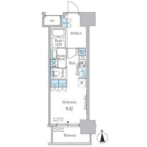 1206の間取り図