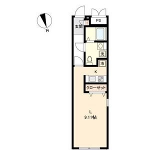 C 1Rの間取り図
