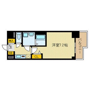 E 1Kの間取り図