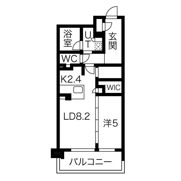 1102 の間取り図