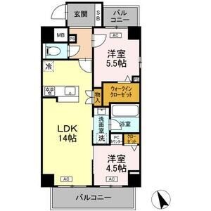 403 の間取り図