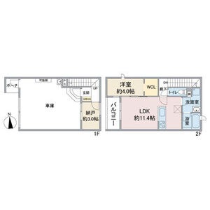 W2の間取り図
