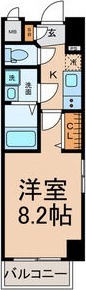 B 1Kの間取り図