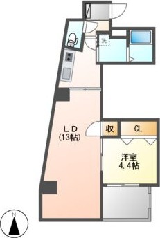 401の間取り図