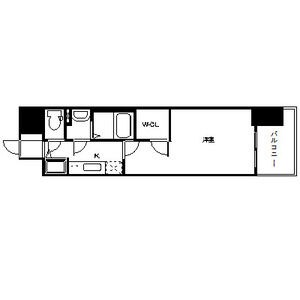 B 1Kの間取り図