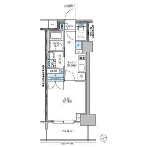 Ⅶ 1Kの間取り図