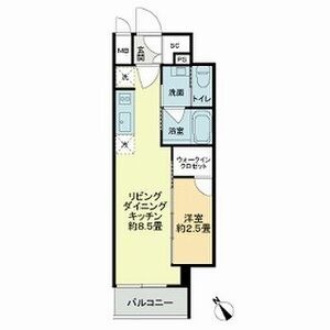 Ⅲ 1LDKの間取り図