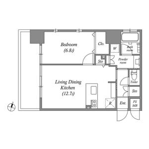 1202の間取り図