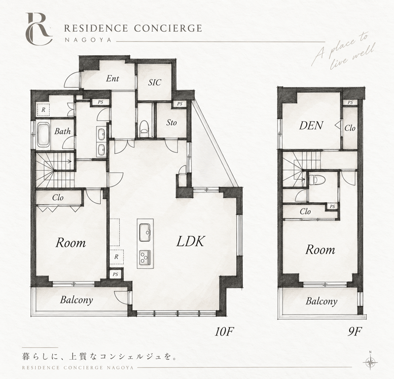 I 3LDKの間取り図