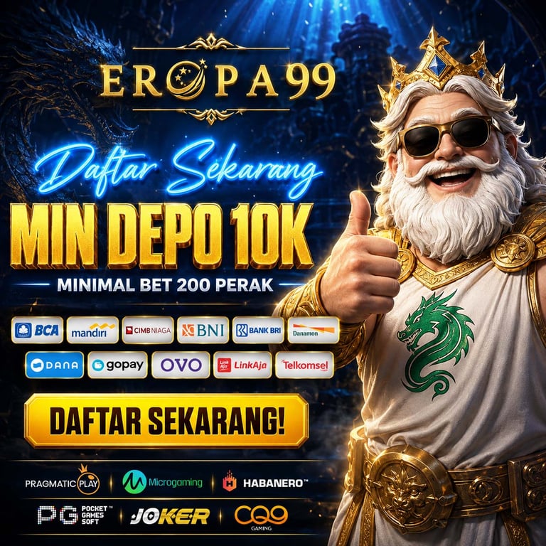 EROPA99 WIN! - Cobalah Situs Gaming Online Berbasis Smartphone Pakai Modal 10 Ribu