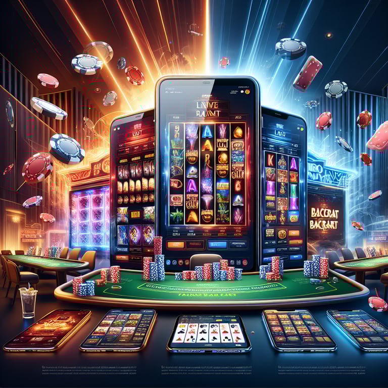 Khám Phá Casino Trực Tuyến: Xu Hướng Mobile Slots và Live Baccarat Mới Nhất