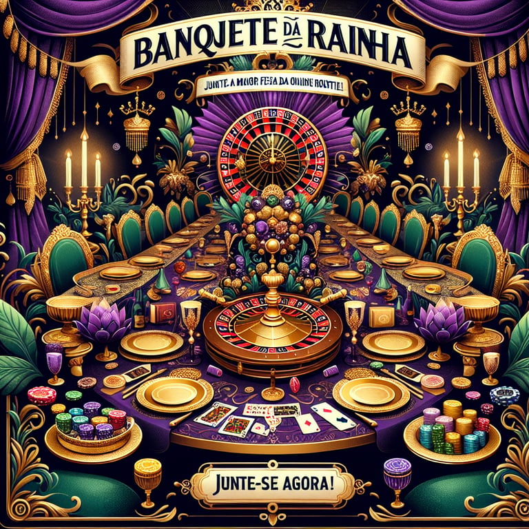 Banquete da Rainha: Junte-se à Maior Festa da Online Roulette!