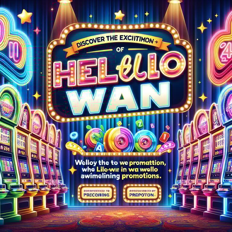 Discover the Excitement of Hello-Win: New Slots and Bonus365 Promotion!