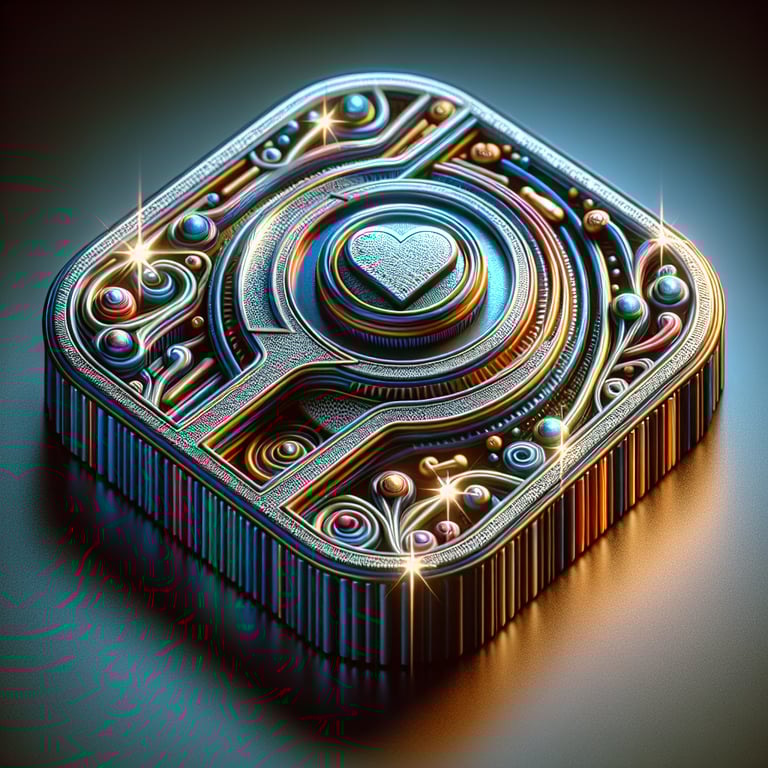 A striking social media icon representing an online casino, prominently featuring a gleaming gold coin nestled amidst a cascade of vibrant, shimmering chips in rich reds and greens, meticulously detailed with intricate patterns that convey luxury and excitement; dynamic lighting casts alluring glows on the surface, enhancing the textures and inviting viewers to imagine the thrill of guaranteed payouts, while subtle, abstract elements like faint sparkles and soft shadows accentuate its modern design without overwhelming the central focus, resulting in a clean and impactful visual that's sure to captivate.