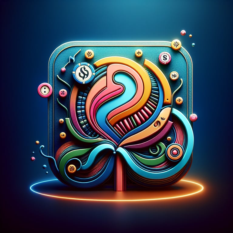 A visually stunning social media icon designed with vibrant colors and innovative textures, prominently featuring a beautifully crafted symbol of a lucky bet, shimmering with intricate details that radiate excitement; the backdrop is minimal yet artfully enhanced by subtle abstract elements, drawing the viewer’s eye to the essence of the invitation to 