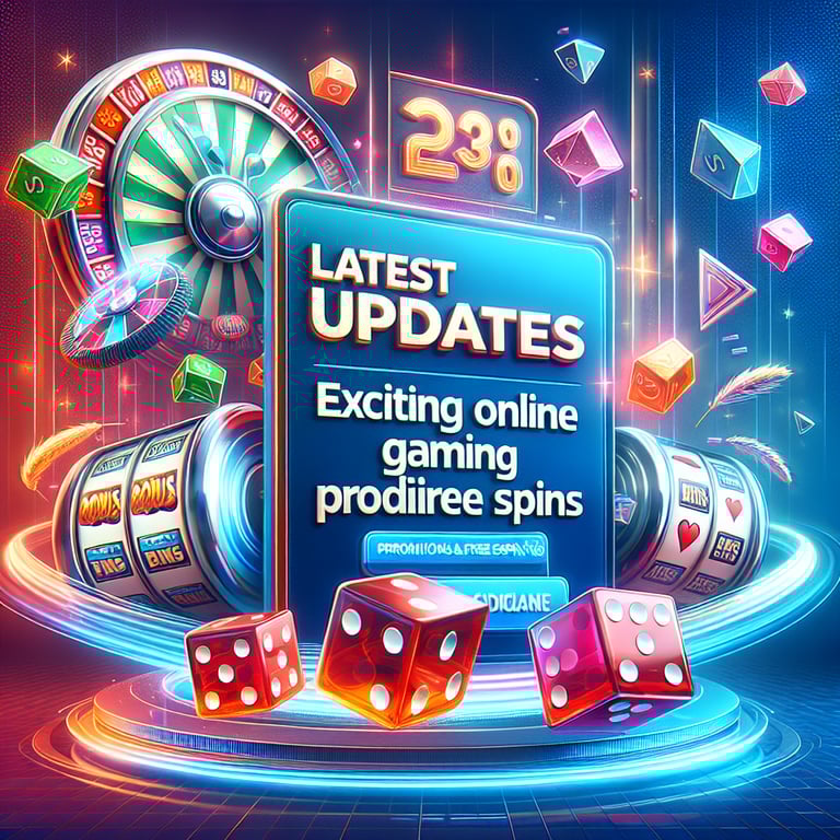Latest Updates: Exciting Online Gaming Promotions and Free Spins