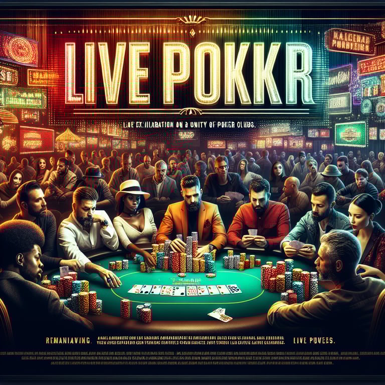Experience the Thrill of Live Poker Clubs: Join the Gaming Revolution!