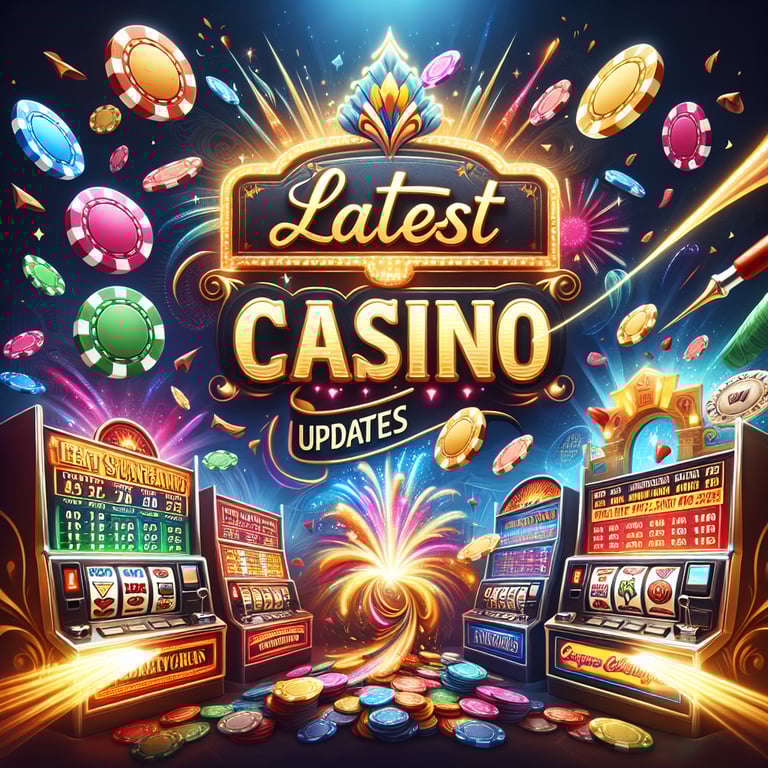 Latest Casino Updates: Your Guide to Jackpots, Promotions & New Games