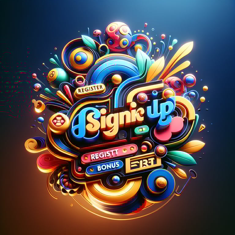 Image Um logotipo impressionante para um site de jogos de azar, apresentando um design envolvente e vibrante que destaca harmoniosamente os termos 