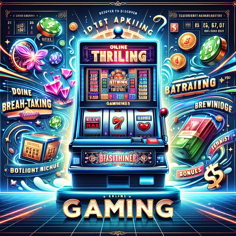 Explore the Latest Trends and Bonuses in Online Slots Gaming!