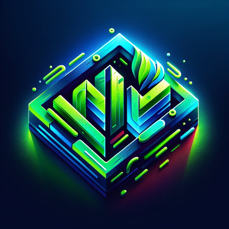 Image A striking logo design for an online betting exchange, featuring the letters 