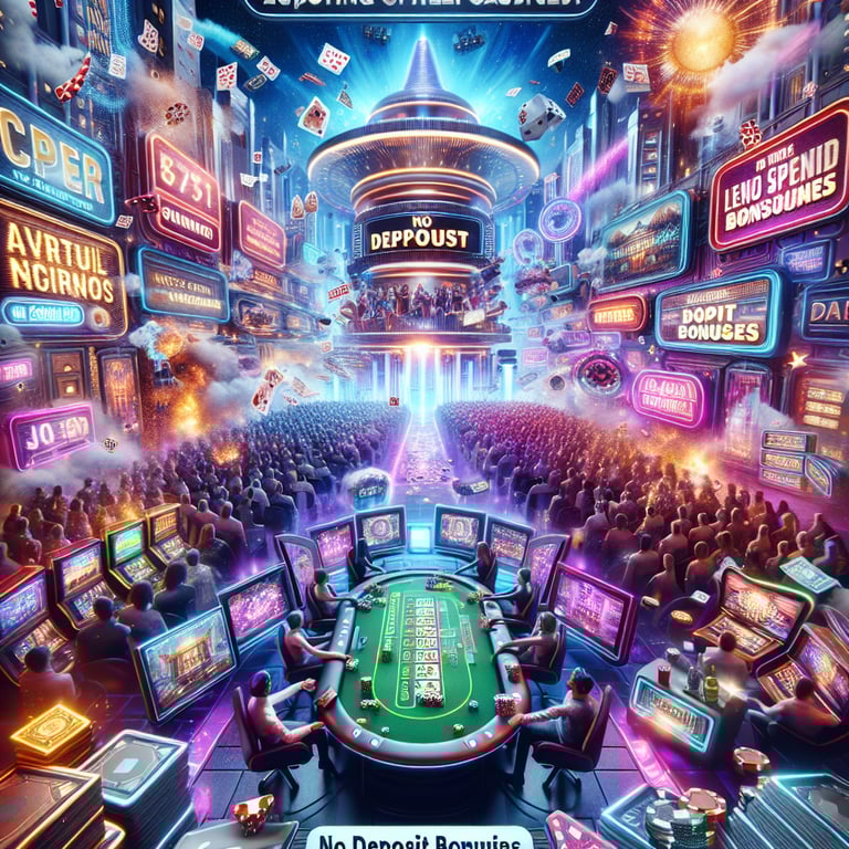 Latest Trends in Online Casinos: No Deposit Bonuses & VR Games
