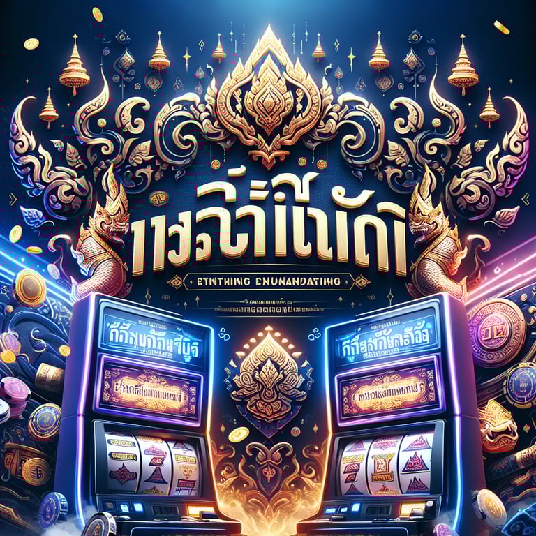 คาสิโนออนไลน์ใหม่ในไทย: เกมสล็อตและโปรโมชั่นสุดปัง!