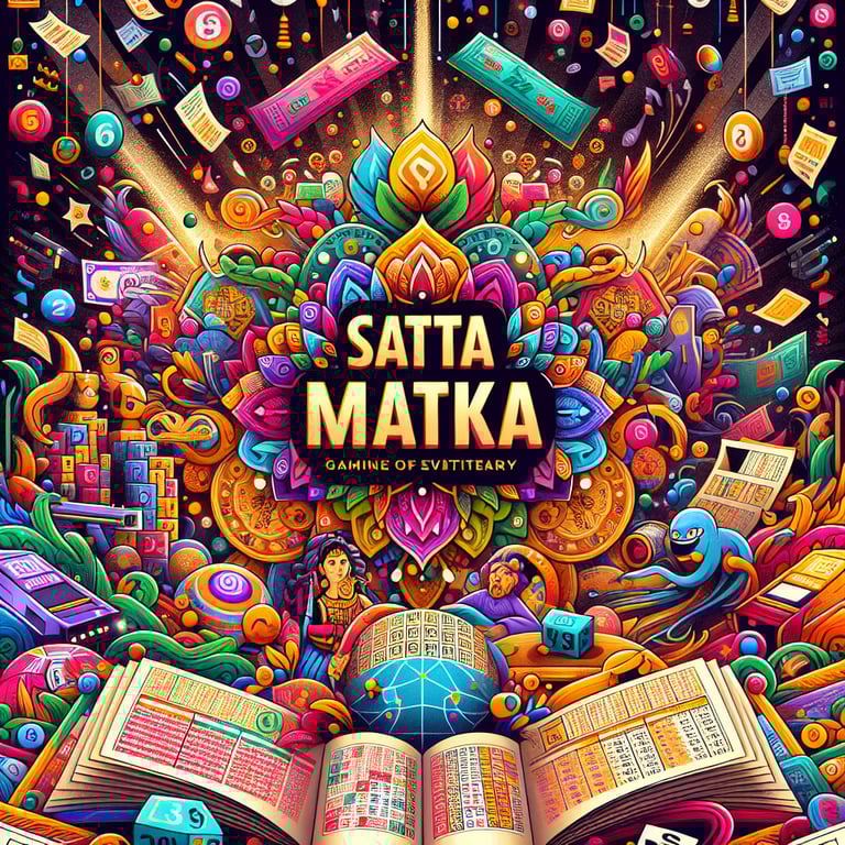 Discover the Thrills of Satta, Matka Live, and India Lottery Gaming!