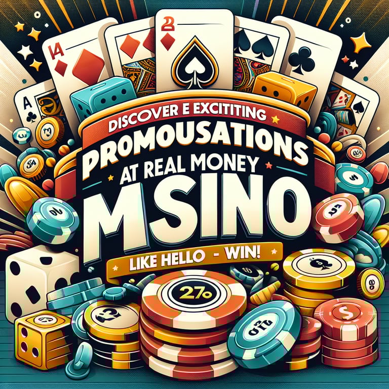 Discover Exciting Promotions at Real Money Casinos like Hello-Win!