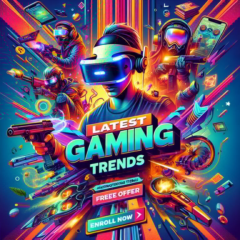 Latest Gaming Trends: VR Innovations, New Releases & E-Sports Excitement