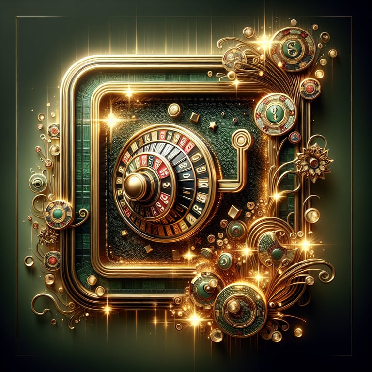 In a strikingly vibrant composition, a sleek casino chip glistens in rich emerald green, adorned with intricate golden patterns that reflect the promise of luck and fortune; the lighting creates a dramatic interplay of shadows, enhancing the chip's glossy texture against a subtle backdrop of blurred playing cards and shimmering coins, emphasizing the exhilarating theme of low deposit big wins while maintaining a sophisticated and captivating focus on the object itself.