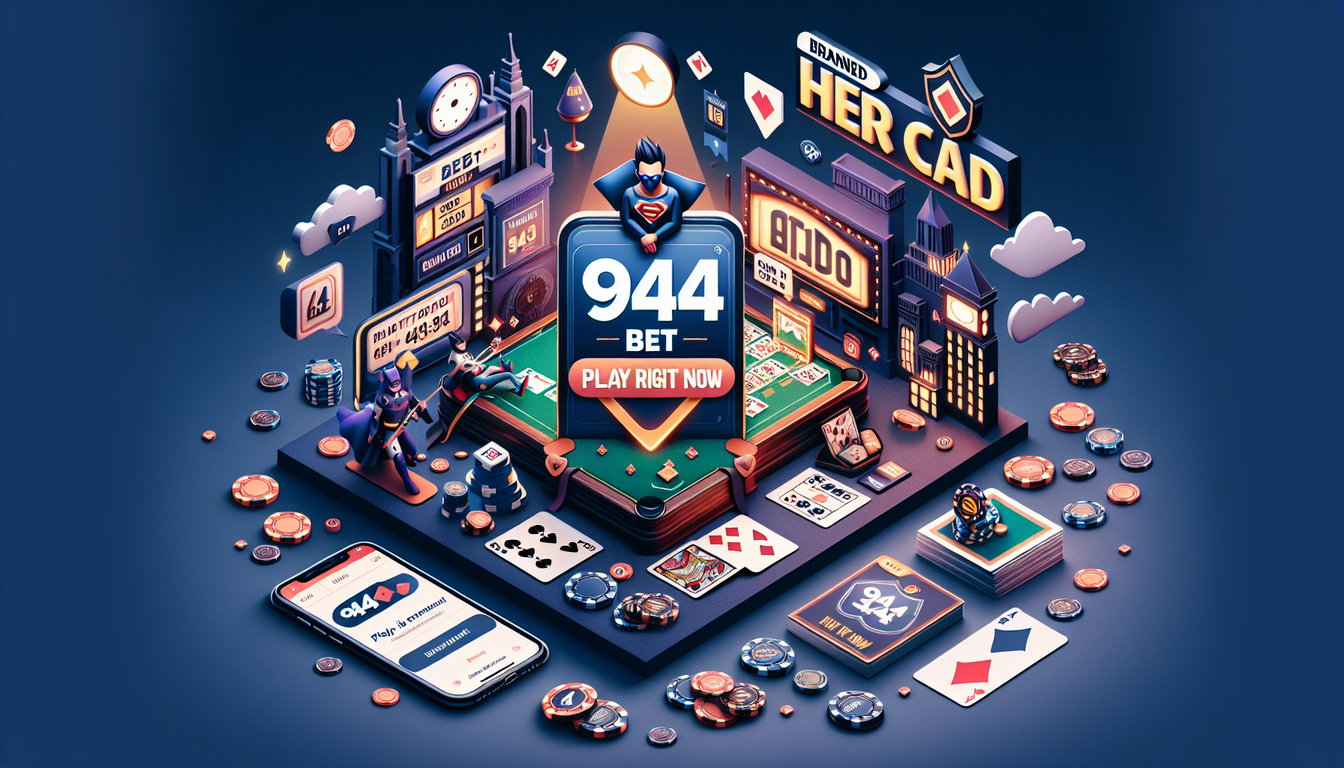 A vibrant graphic promoting an online game with racing and casino themes.