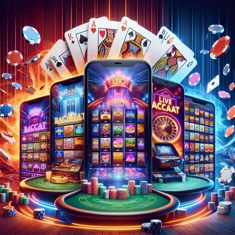 Khám Phá Thế Giới Casino Online: Trò Chơi Di Động, Live Baccarat & Poker