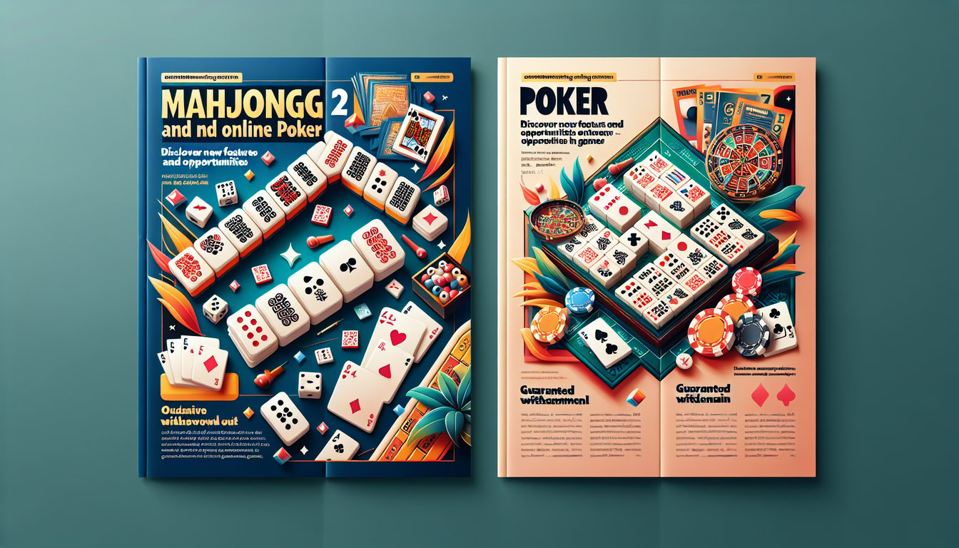 Mahjong Ways 2 e Poker Online: Descubra Novidades e Oportunidades nos Jogos